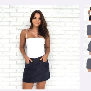 Midnight Skies Corduroy Skirt from Dainty Hooligan